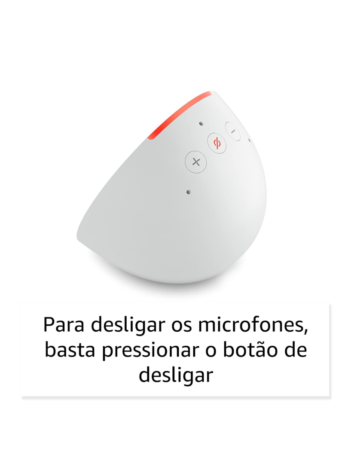 Echo Pop | Smart speaker compacto com som envolvente e Alexa | Cor Preta