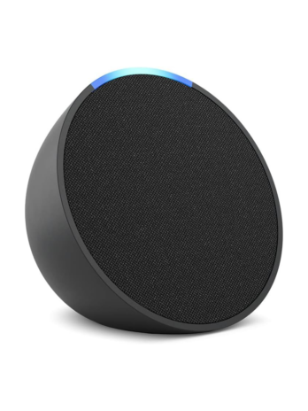 Echo Pop | Smart speaker compacto com som envolvente e Alexa | Cor Preta